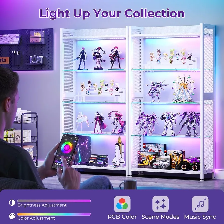 Display Case with Open Glass S - Lighting review and price