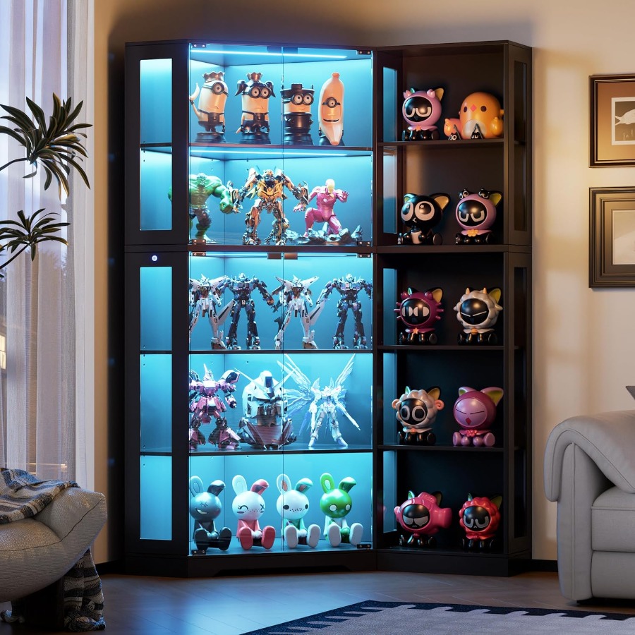 Corner display curio cabinet w - Storage & Organization review and price