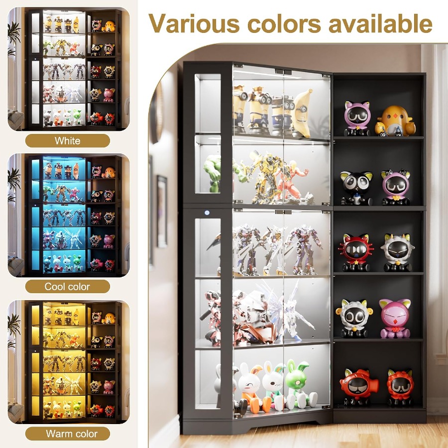 Corner display curio cabinet w - Storage & Organization review and price