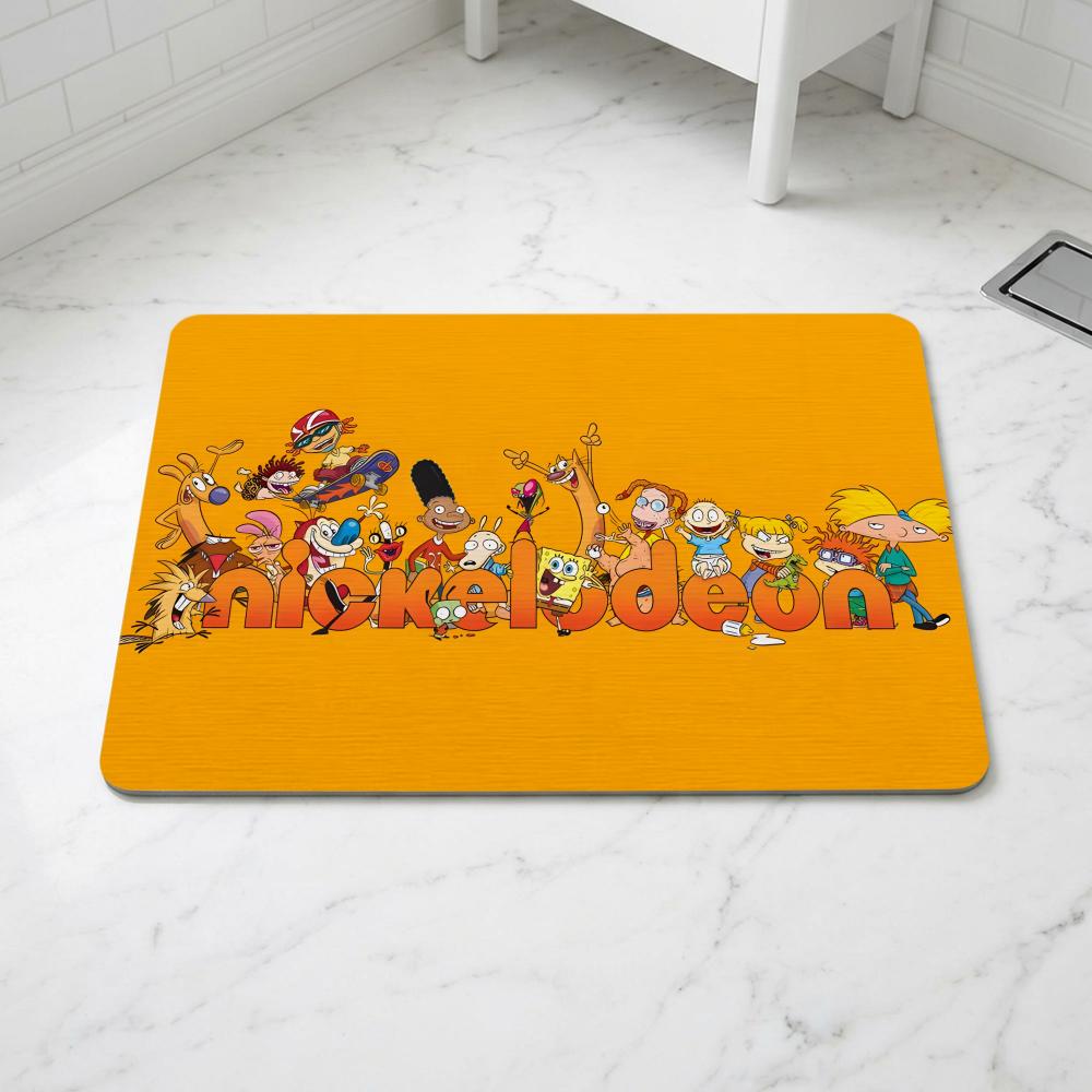 Cartoon H-Hey A-Arnold Floor M - Quick Dry Diatomite Bath Mat review and price